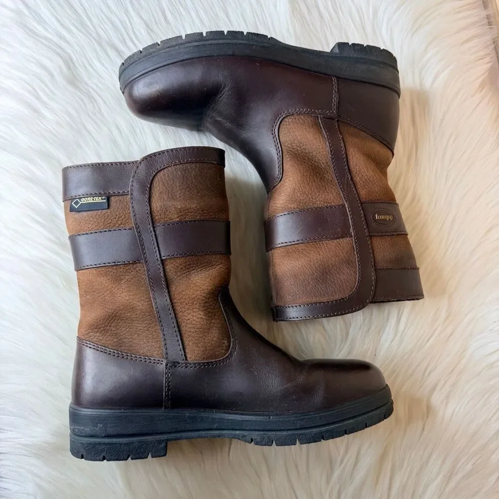Dubarry Roscommon Country Boot From Galway Ireland Mid Goretex Brown Size 37